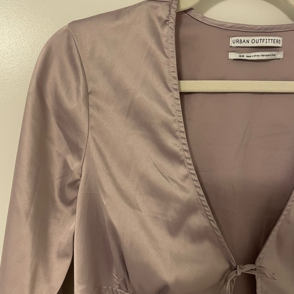 Cute satin tie-top from UO - Picture 2 of 3